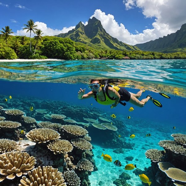 Où trouver les meilleures expériences de plongée en apnée dans les îles de la Polynésie française?